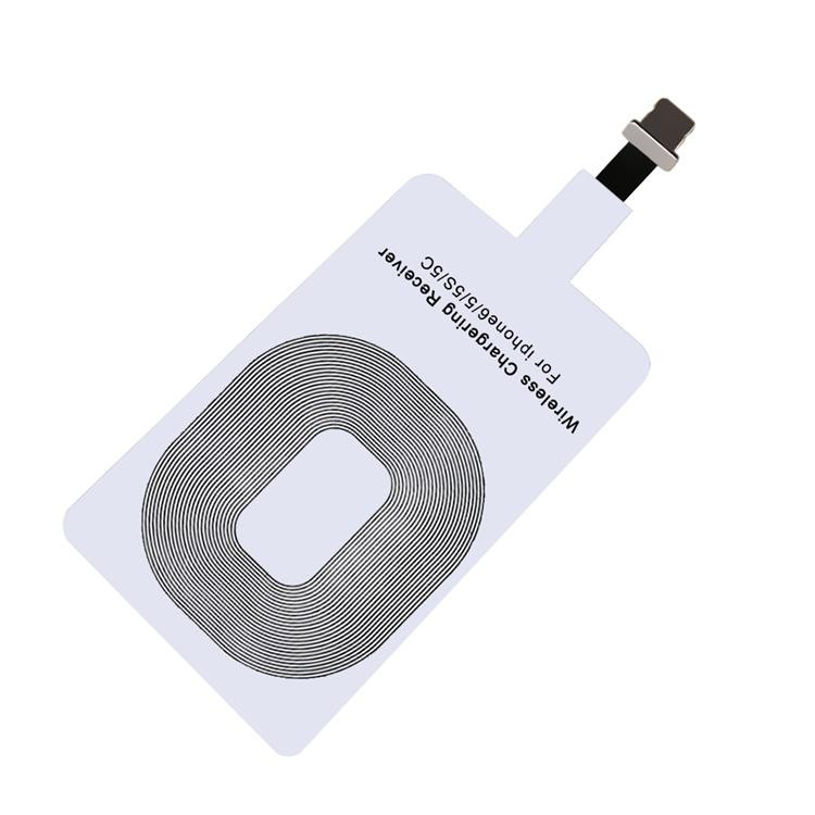 Qi Adapter - Trådløs mottaker for lading av iPhone - Hvit