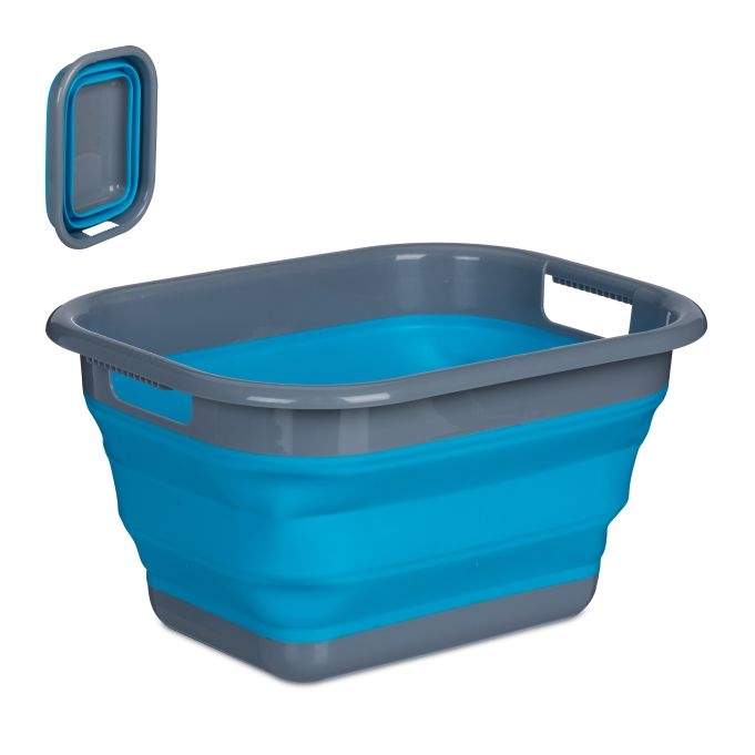 Sammenleggbar skittentøyskurv 15 l
