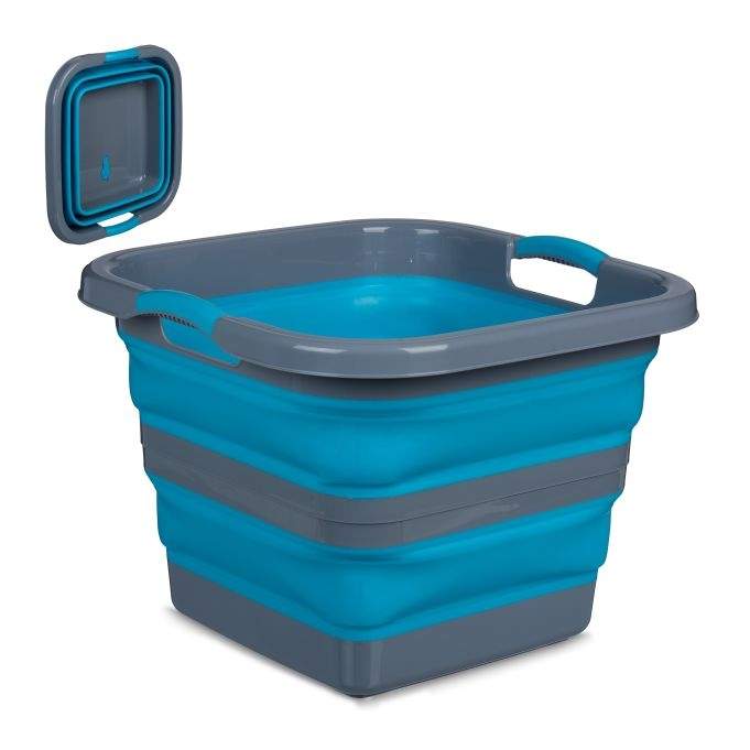 Sammenleggbar skittentøyskurv 40 l