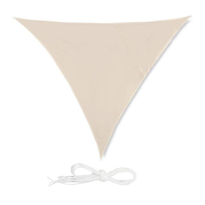 Solseil trekantet beige