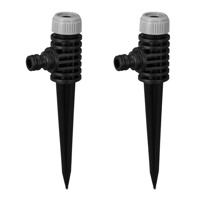 Sett med 2 Spike Sprinkler i sort/grå