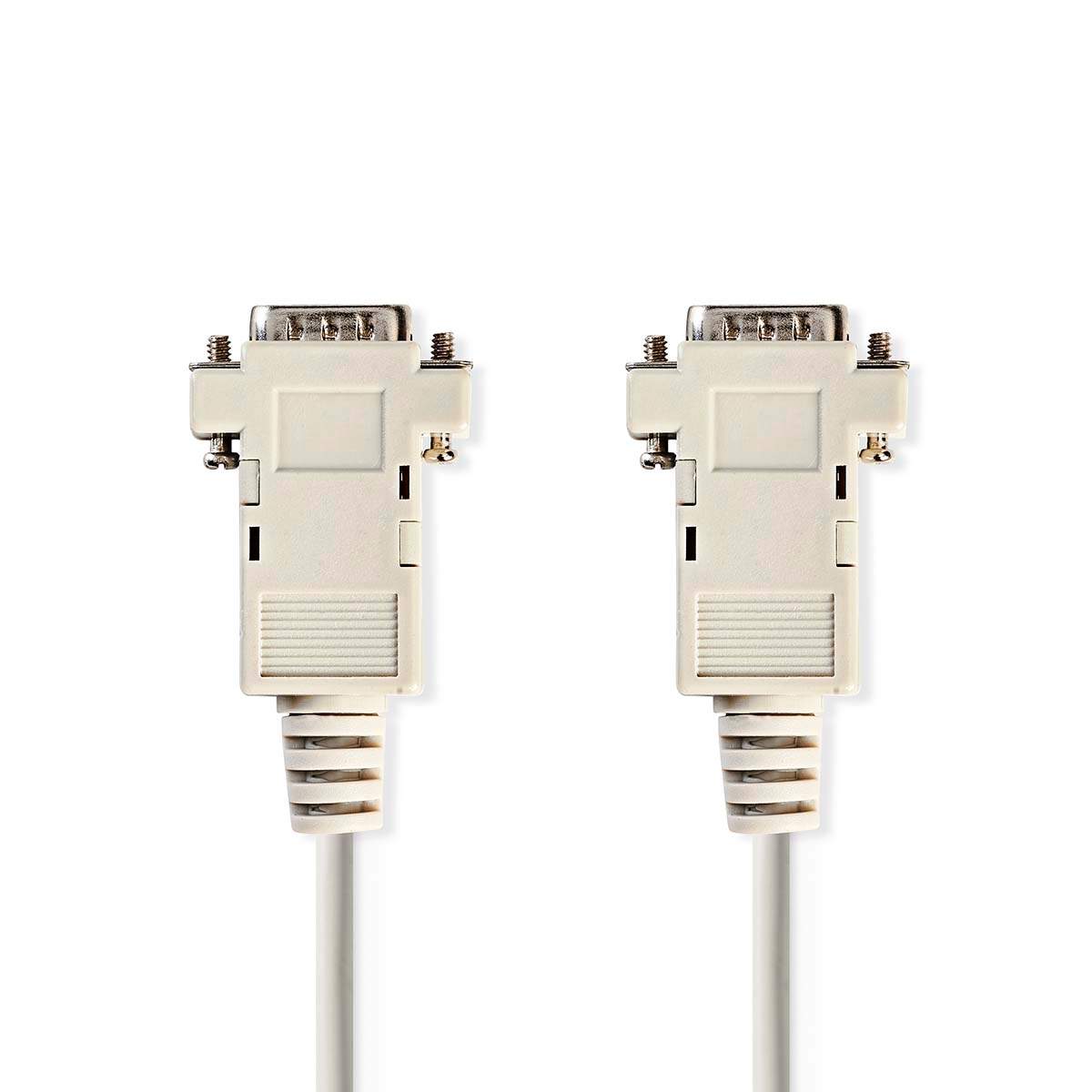 VGA-kabel | VGA Han | VGA Han | Nikkel belagt | Maksimum oppløsning: 1024x768 | 2.00 m | Rund | ABS | Elfenben | Label