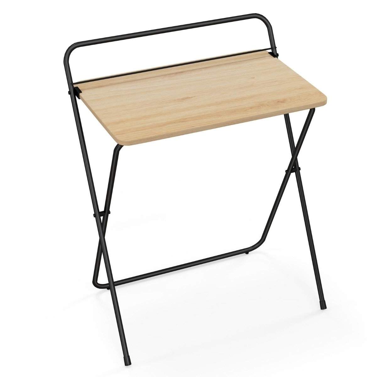 Sammenleggbart skrivebord med nettbrettholder – Kompakt 64x43x80 cm