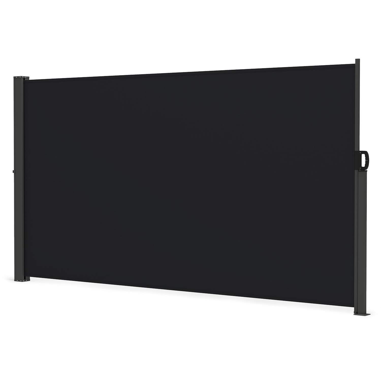 Uttrekkbar hagesidemarkise – 300x160 cm, aluminiumsramme
