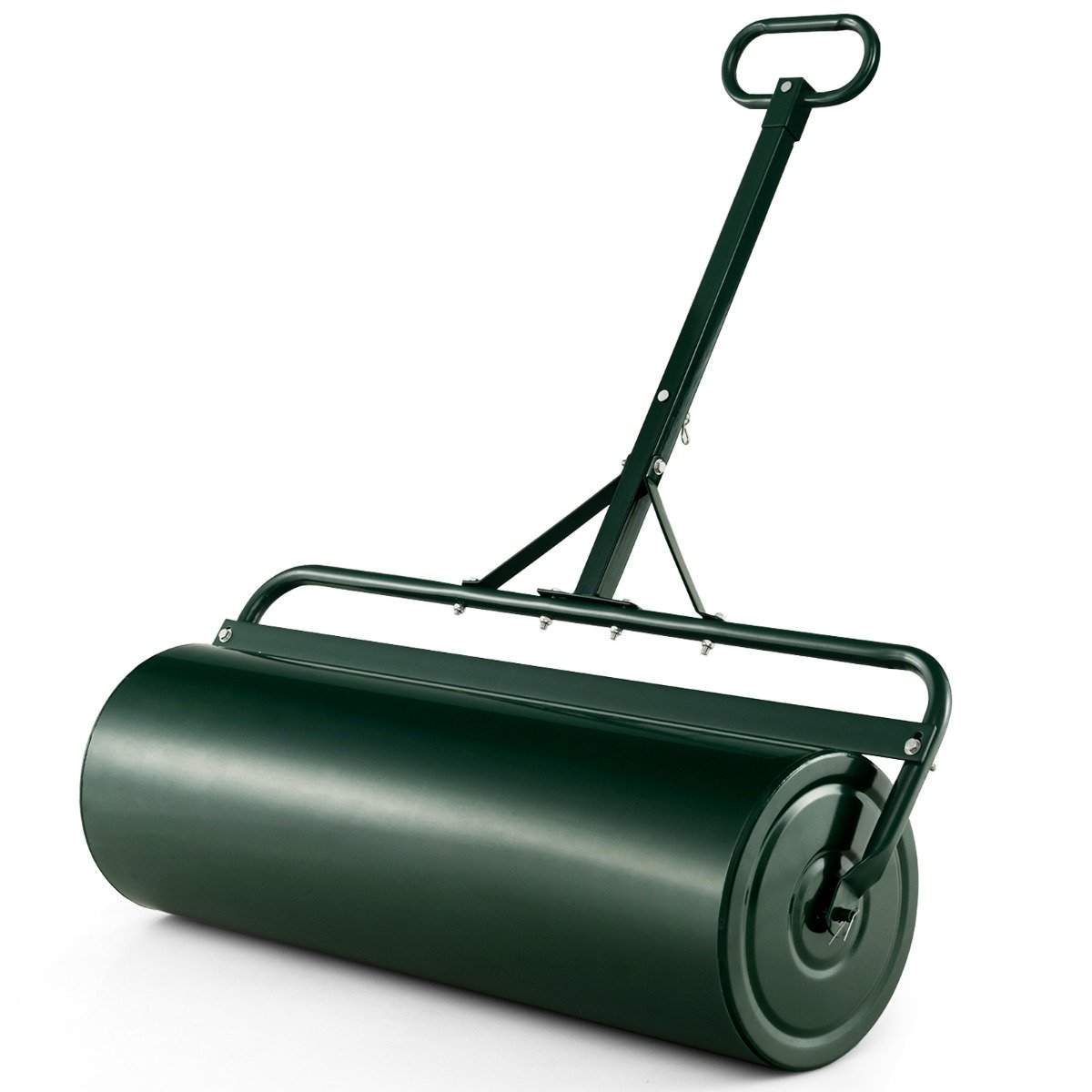 Plenrulle – 113L metall, fyllbar med vann/sand, grønn