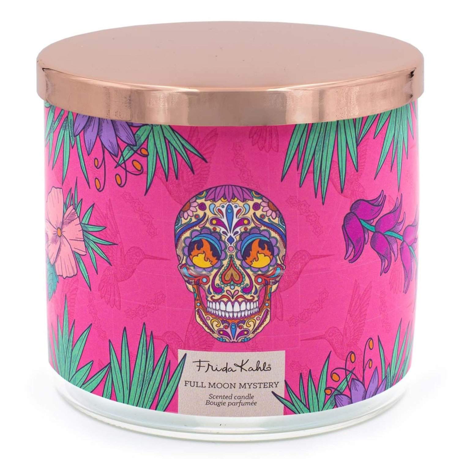 Frida Kahlo duftlys – kunstnerisk glassdesign
