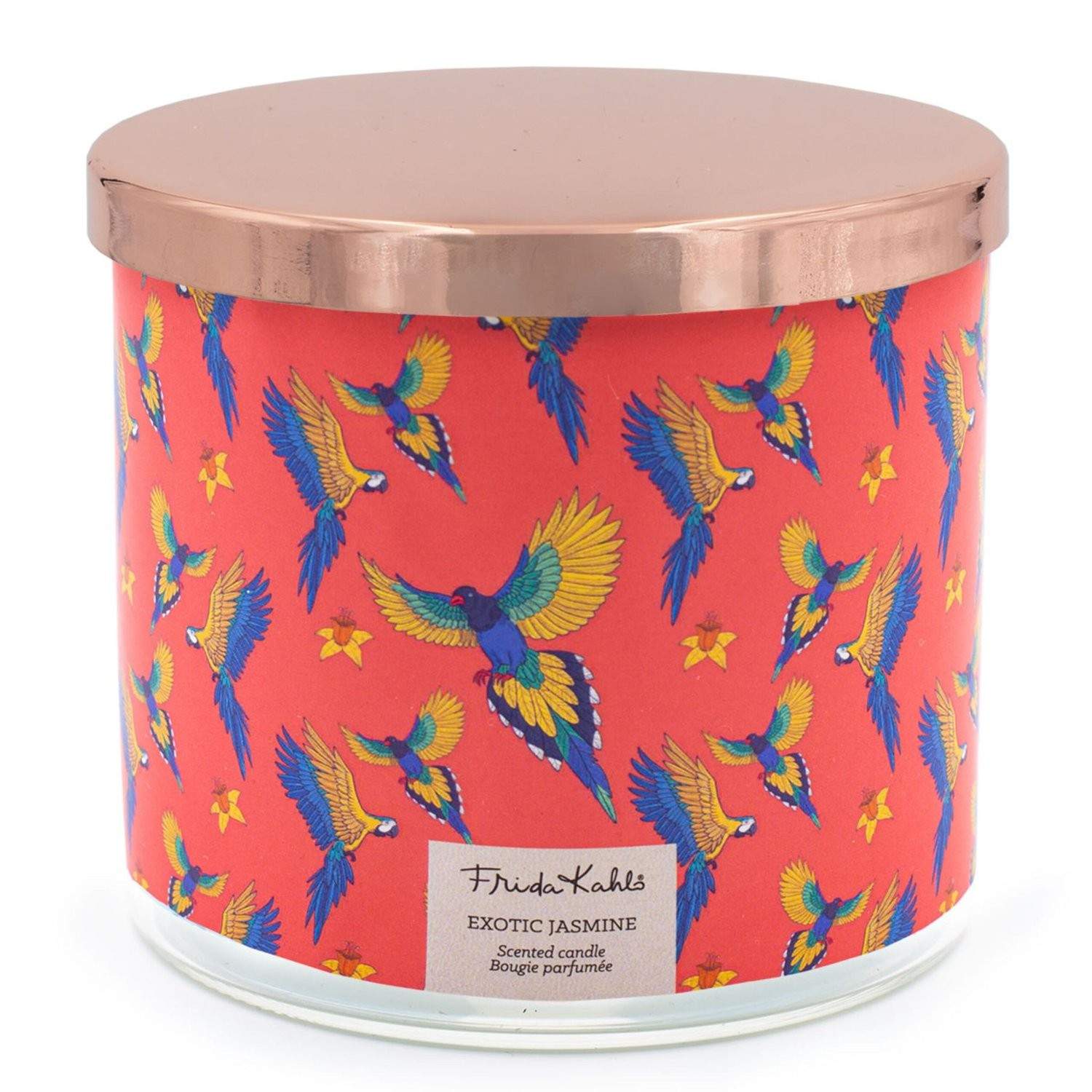 Frida Kahlo duftlys – kunstnerisk glassdesign