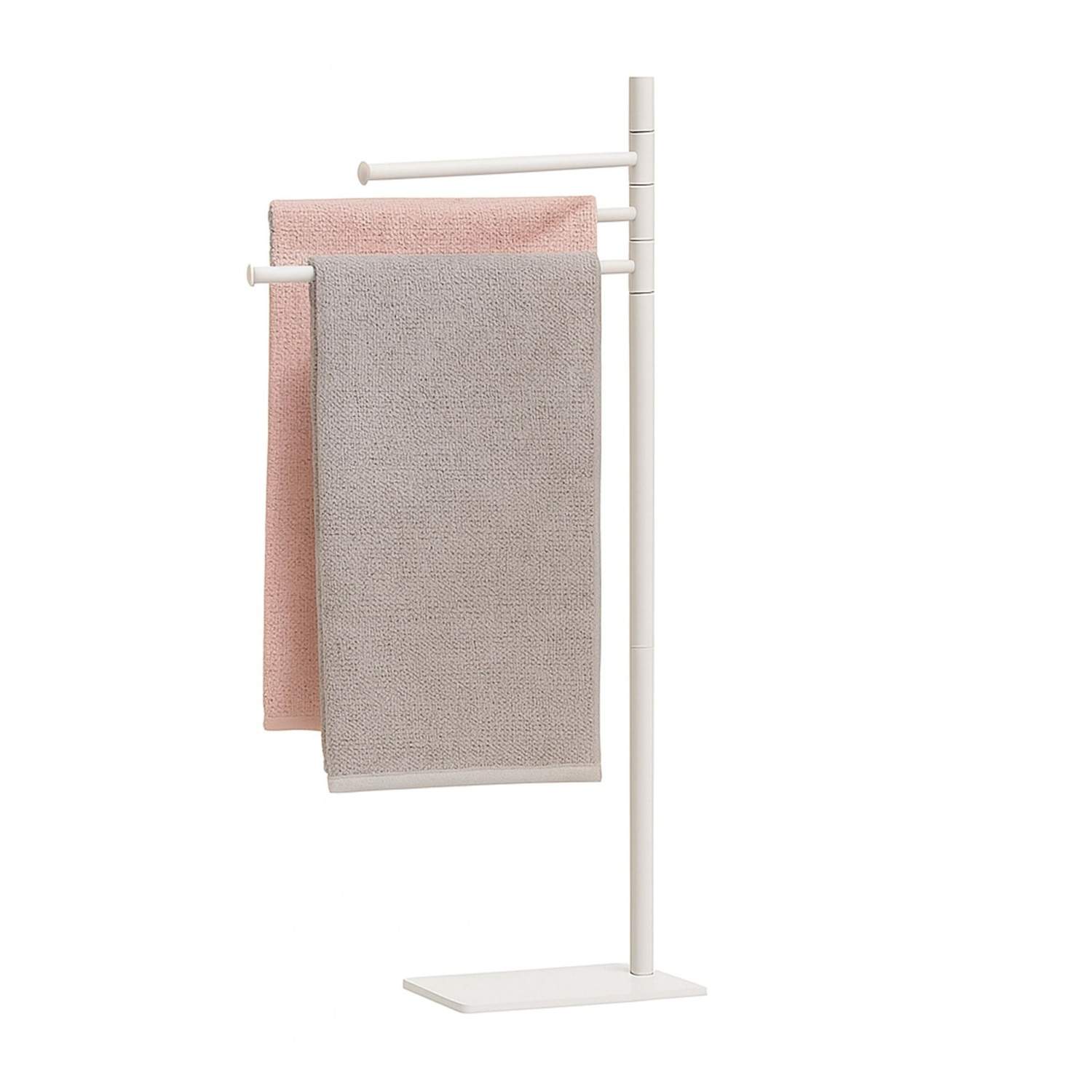 Håndklestativ i rustfritt stål – 3 stenger, frittstående design
