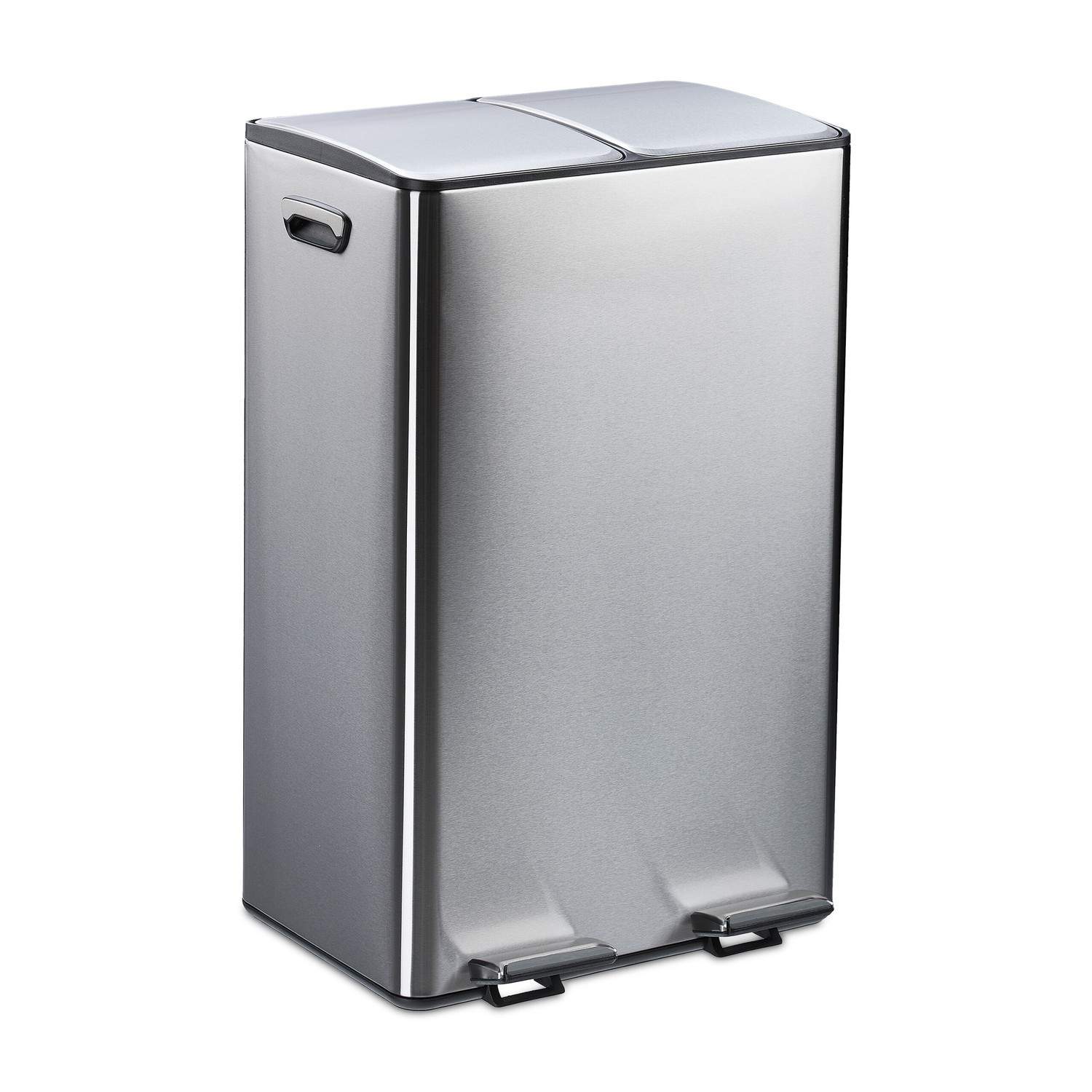 Pedalbeholder med to rom – 2x30L, Soft-Close Design