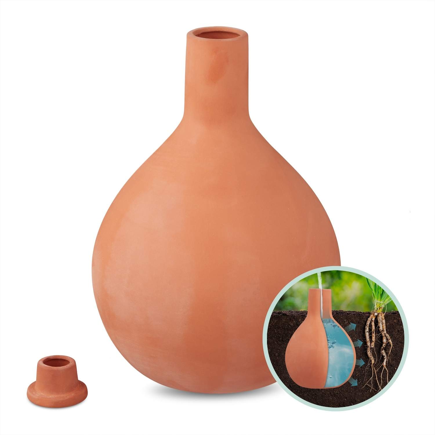 Clay Olla vanningspotte 3,5L – Vannbesparende plantepleie