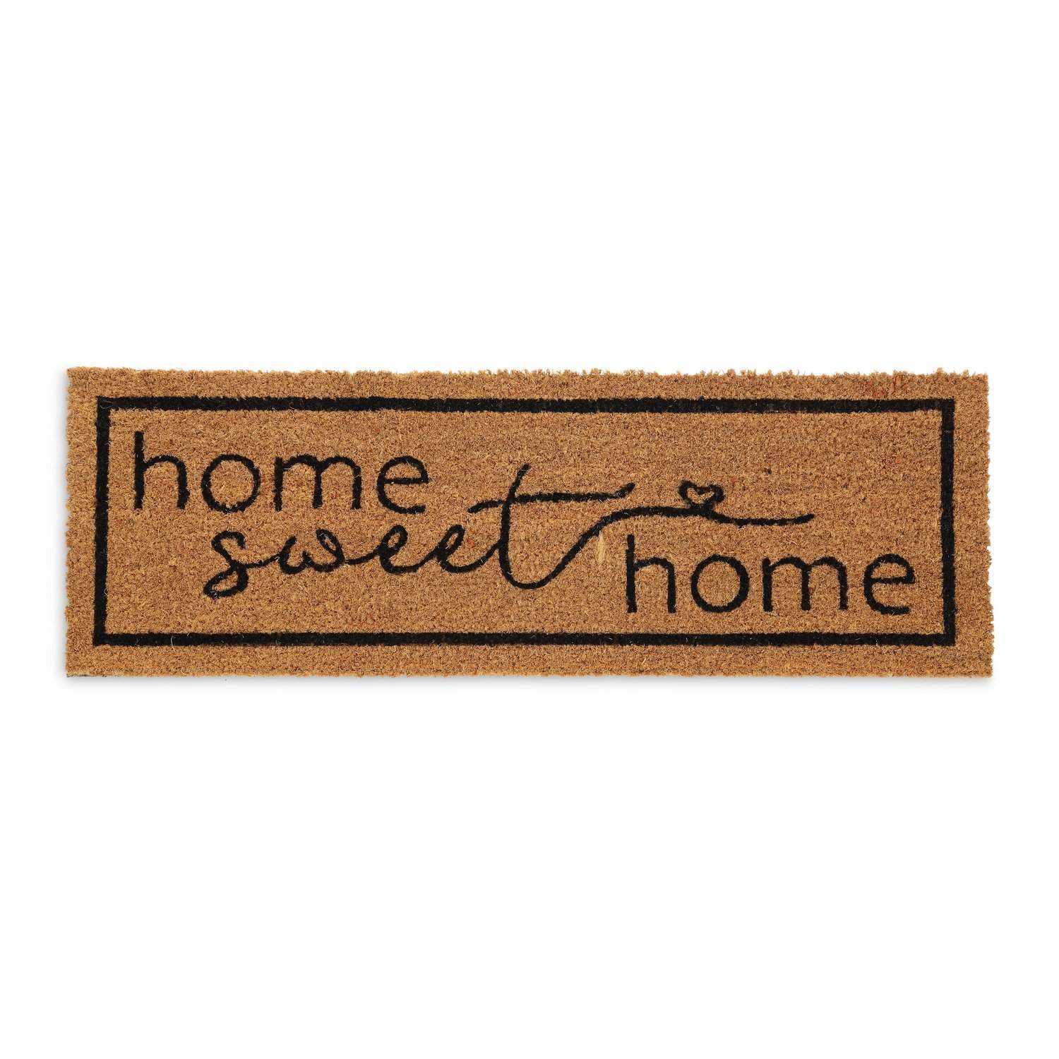 Coconut Doormat – Home Sweet Home Print, Innendørs/Utendørs