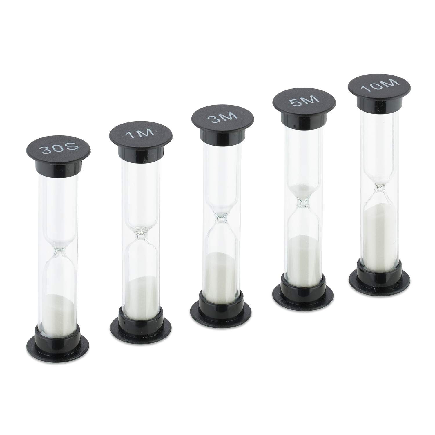 Timeglasssett med 5 – Tidsstyring med variert varighet