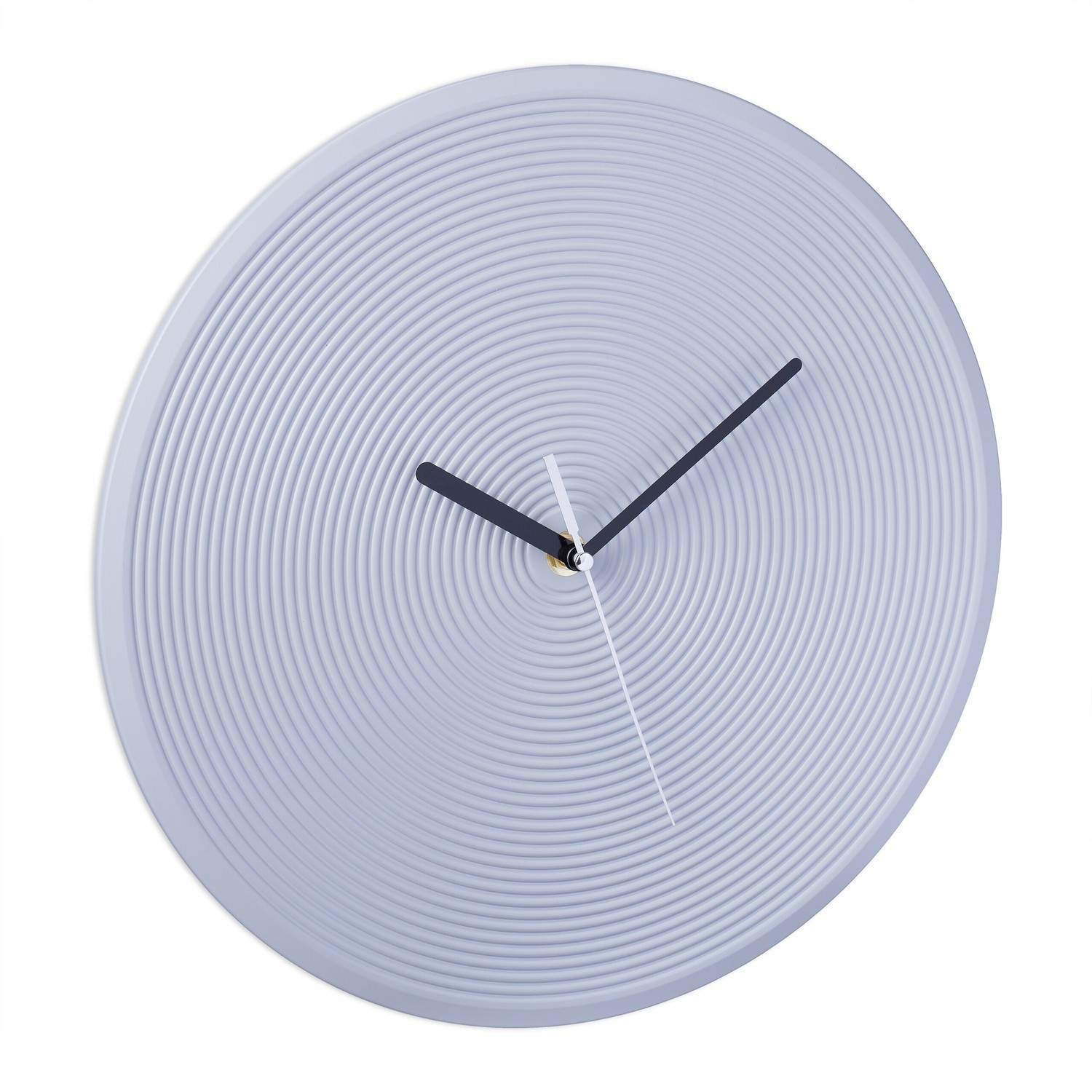 Grå minimalistisk veggklokke – elegant design, batteridrevet Grå minimalistisk veggklokke – elegant design, batteridrevet