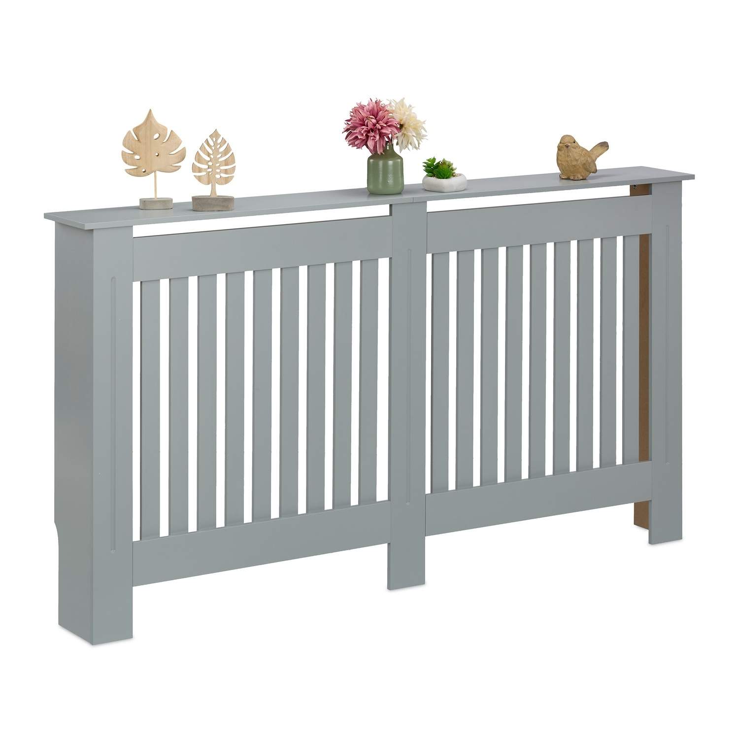 Radiatordeksel – hyttestil, lamelldesign, ekstra oppbevaring