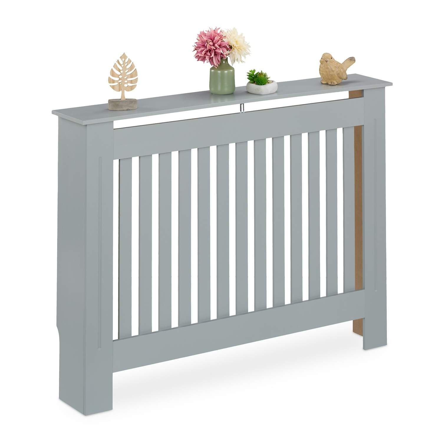 Radiatordeksel – hyttestil, lamelldesign, ekstra oppbevaring