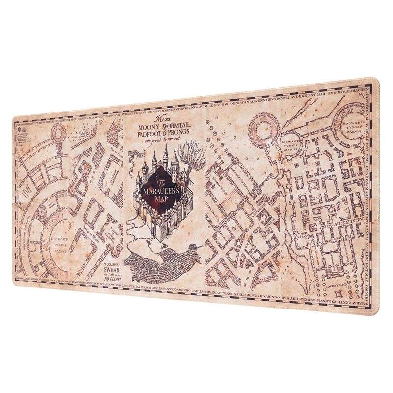 Marauders Map Gaming skrivebordsmatte, stor størrelse, slitesterkt materiale