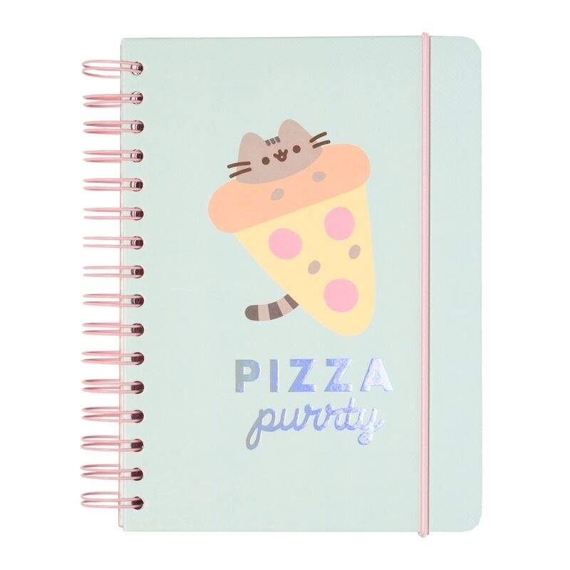 Pusheen Foodie A5 notatbok med tomme sider for skissering