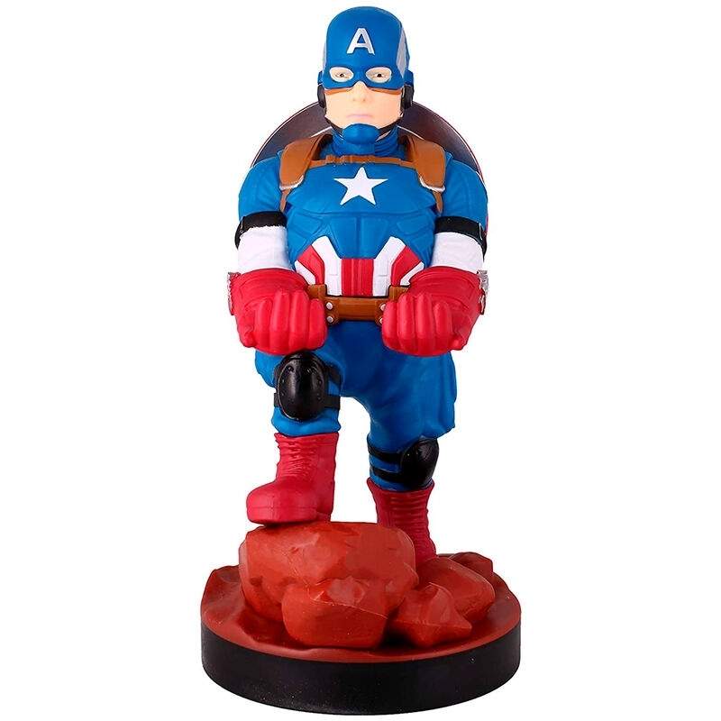 Captain America figurklemmebrakett, 20 cm kabelfeste