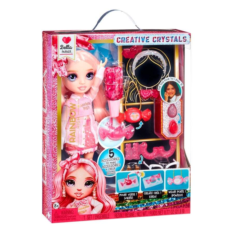 Rainbow High Bella Doll med Crystal Fashion Outfit