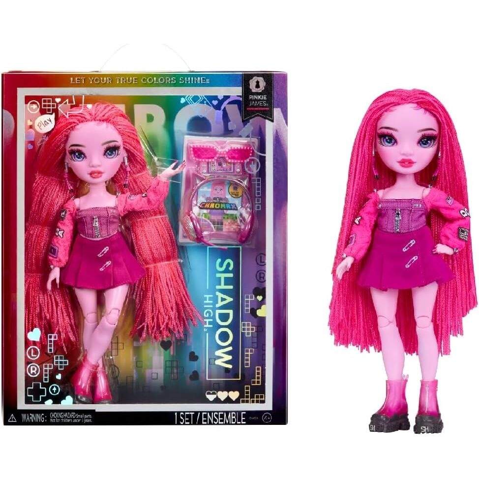 Shadow High Pink Doll 26cm med tilbehør og artikulasjon
