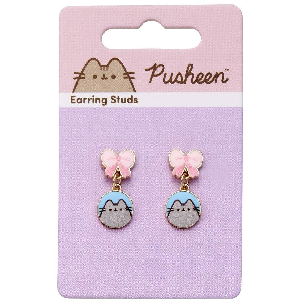 Pusheen Links øredobber - søt kattedesign, lett, slitesterk