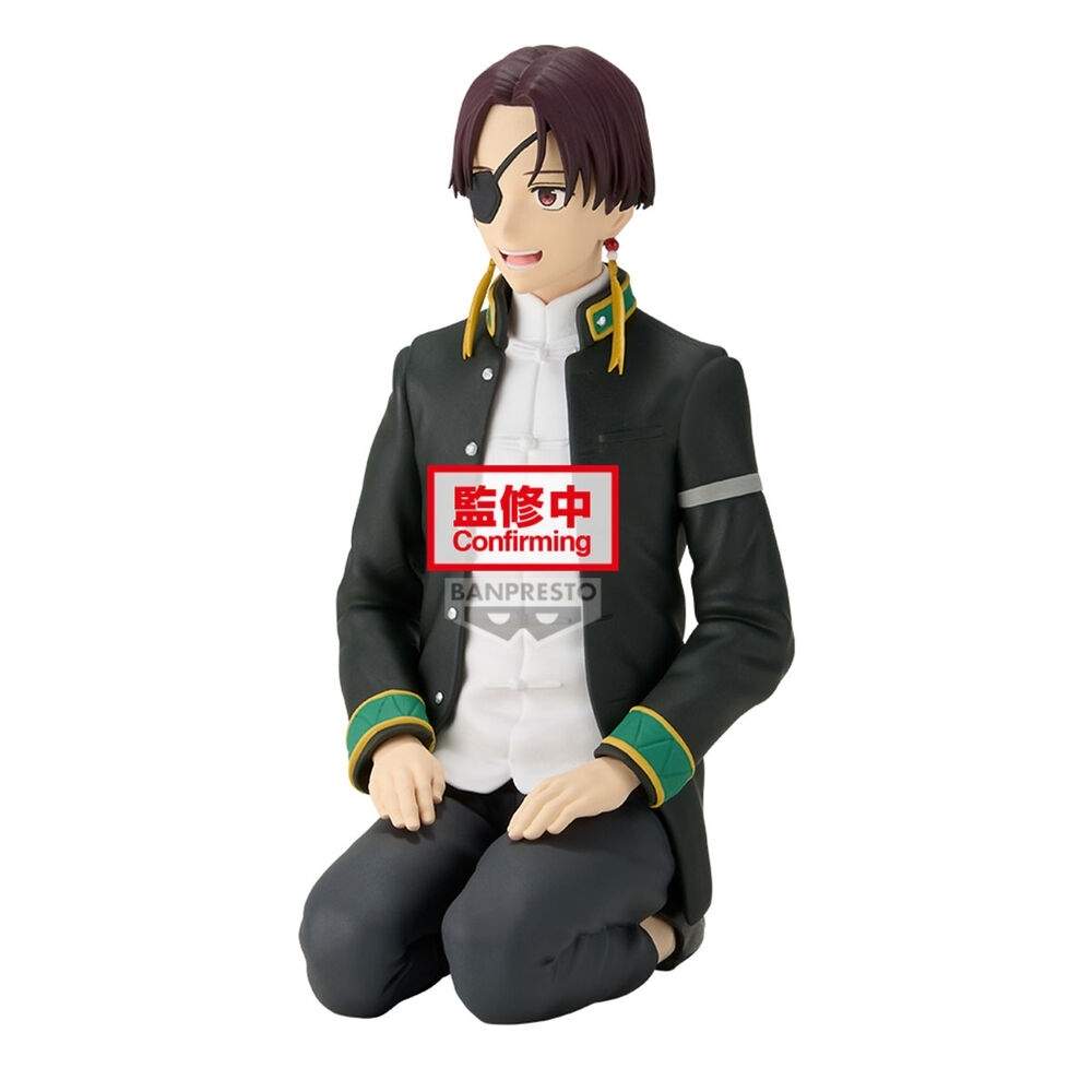 Suo Hayato sittende figur, 11 cm collectible Wind Breaker Leke
