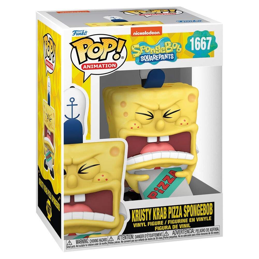 SpongeBob Krusty Krab Pizzafigur med tilbehør