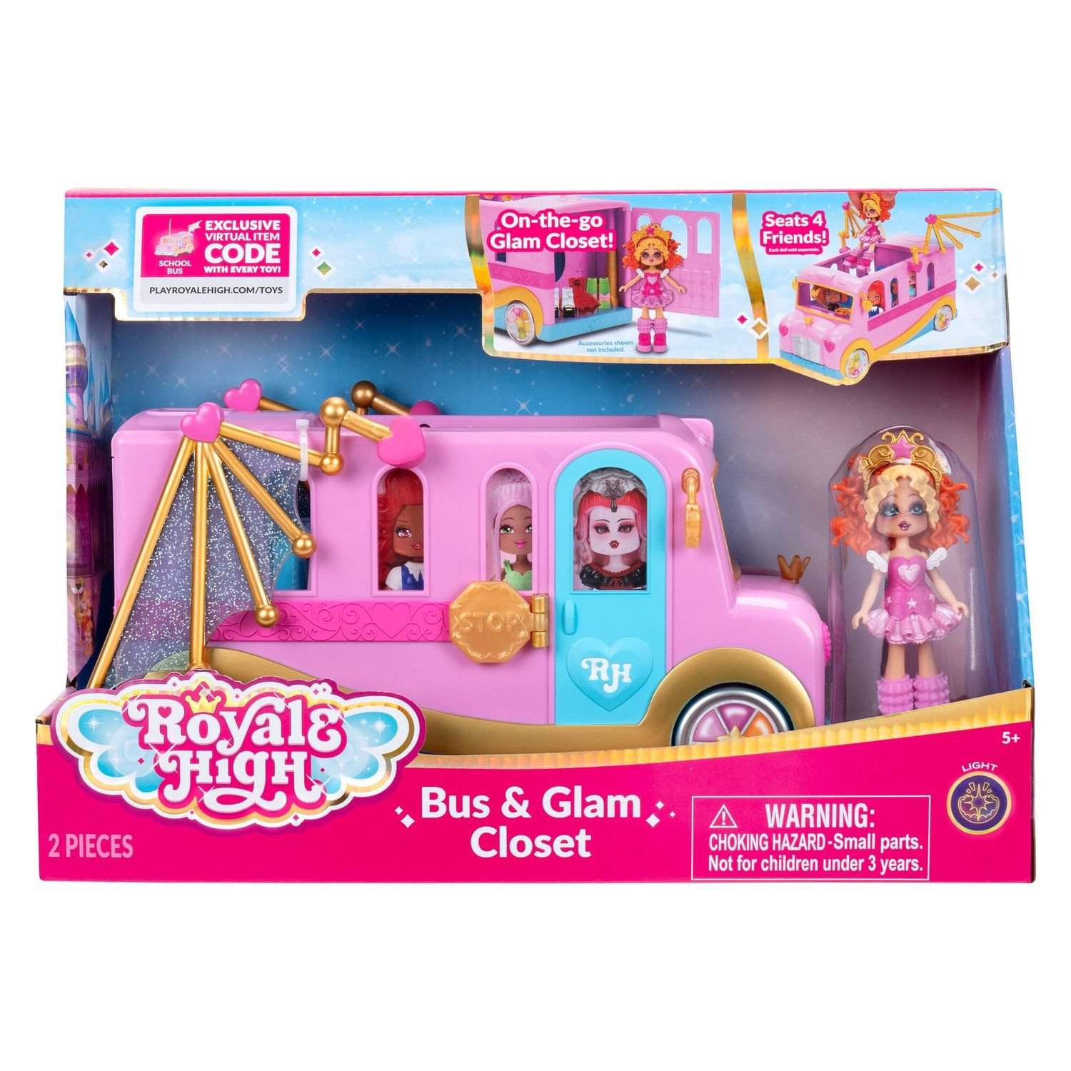 Buss & Glam Closet for Royal High Dolls, Oppbevaring & Display