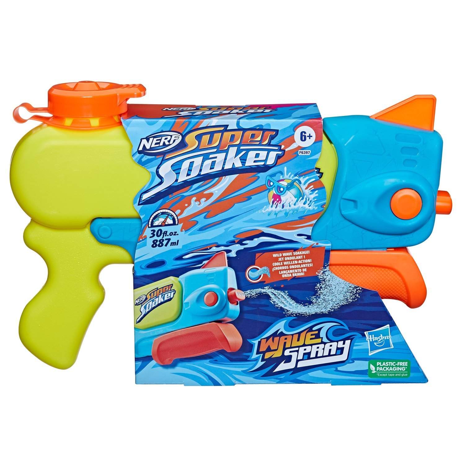 Water Blaster med Wave Spray-funksjon for utendørs moro
