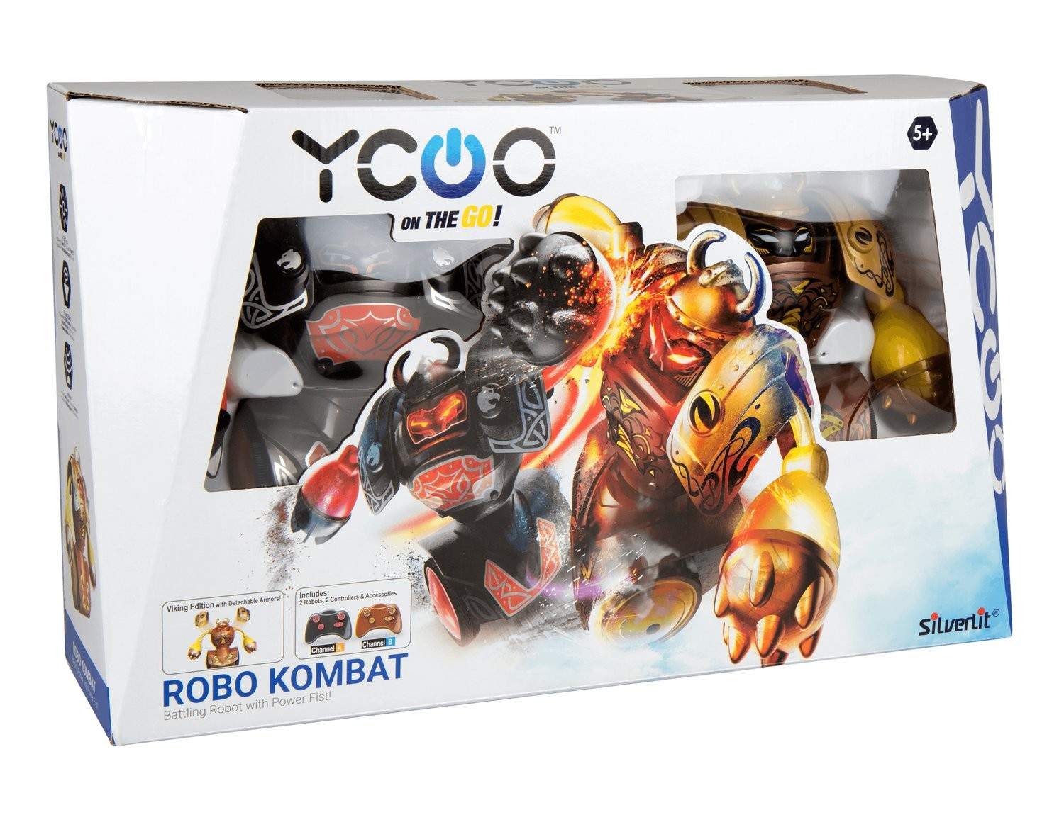 Robo Kombat Viking Robots tvillingpakke for interaktiv lek