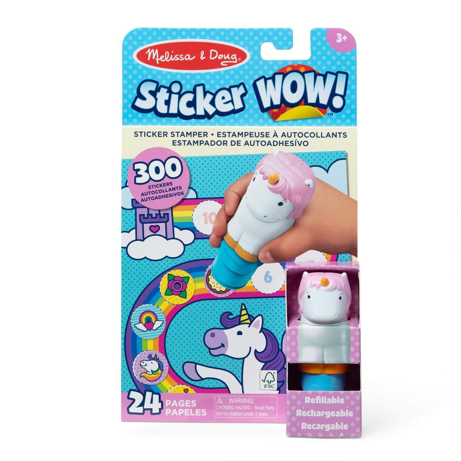 Unicorn Sticker Activity Pad Set for kreativ moro