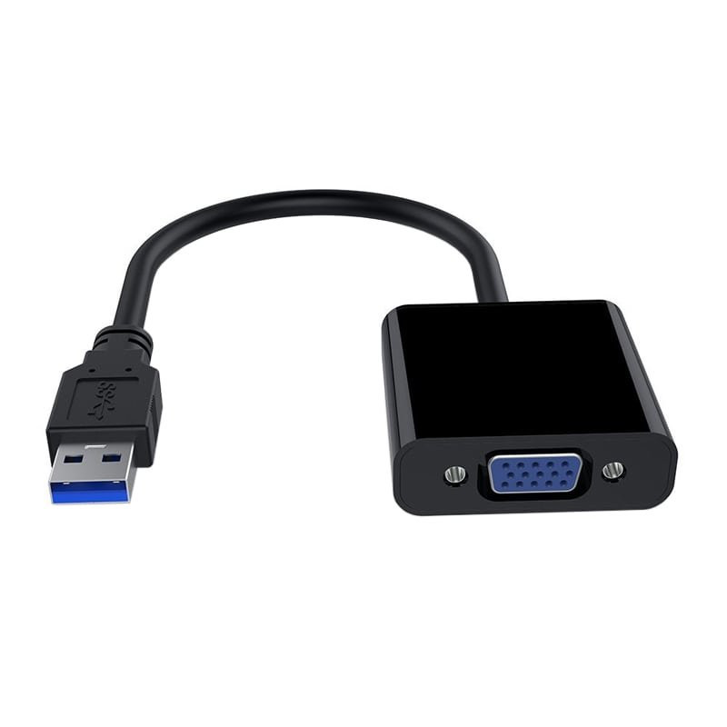USB 3.0 til VGA Adapter - Svart