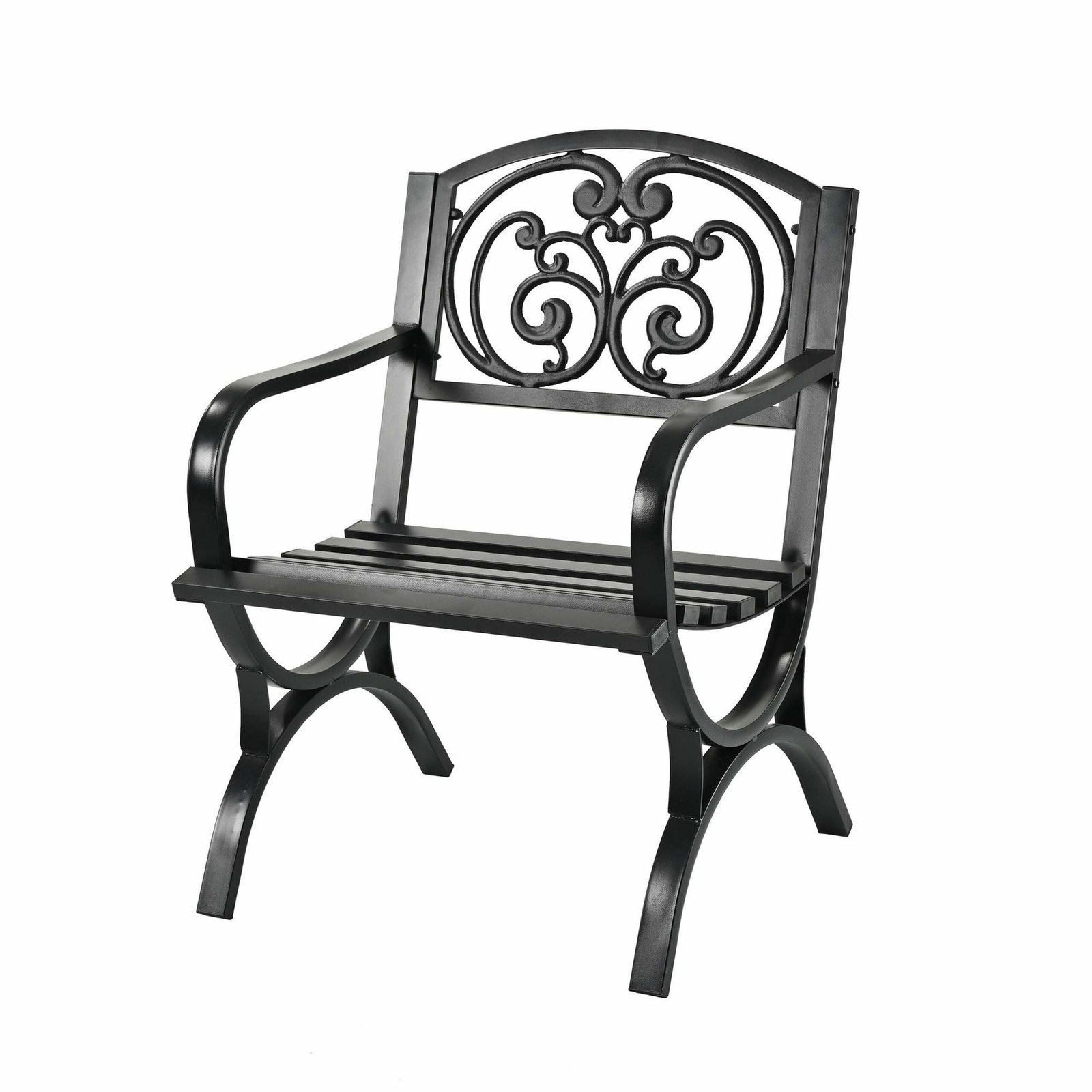 Antikk hagestol i metall – Vintage design, komfortable sitteplasser