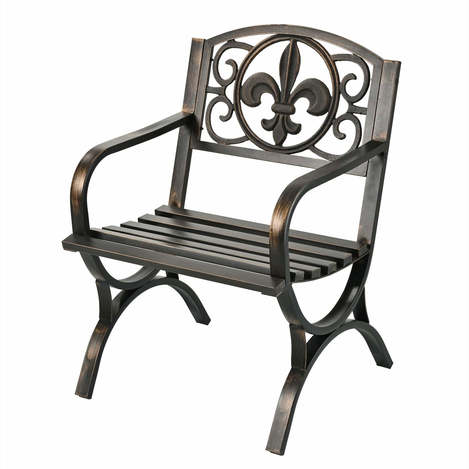 Vintage hagestol i metall – Komfortable uteplasser