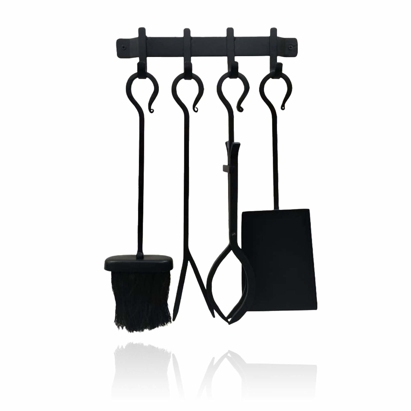 Peisverktøysett, smijern – veggfeste inkludert