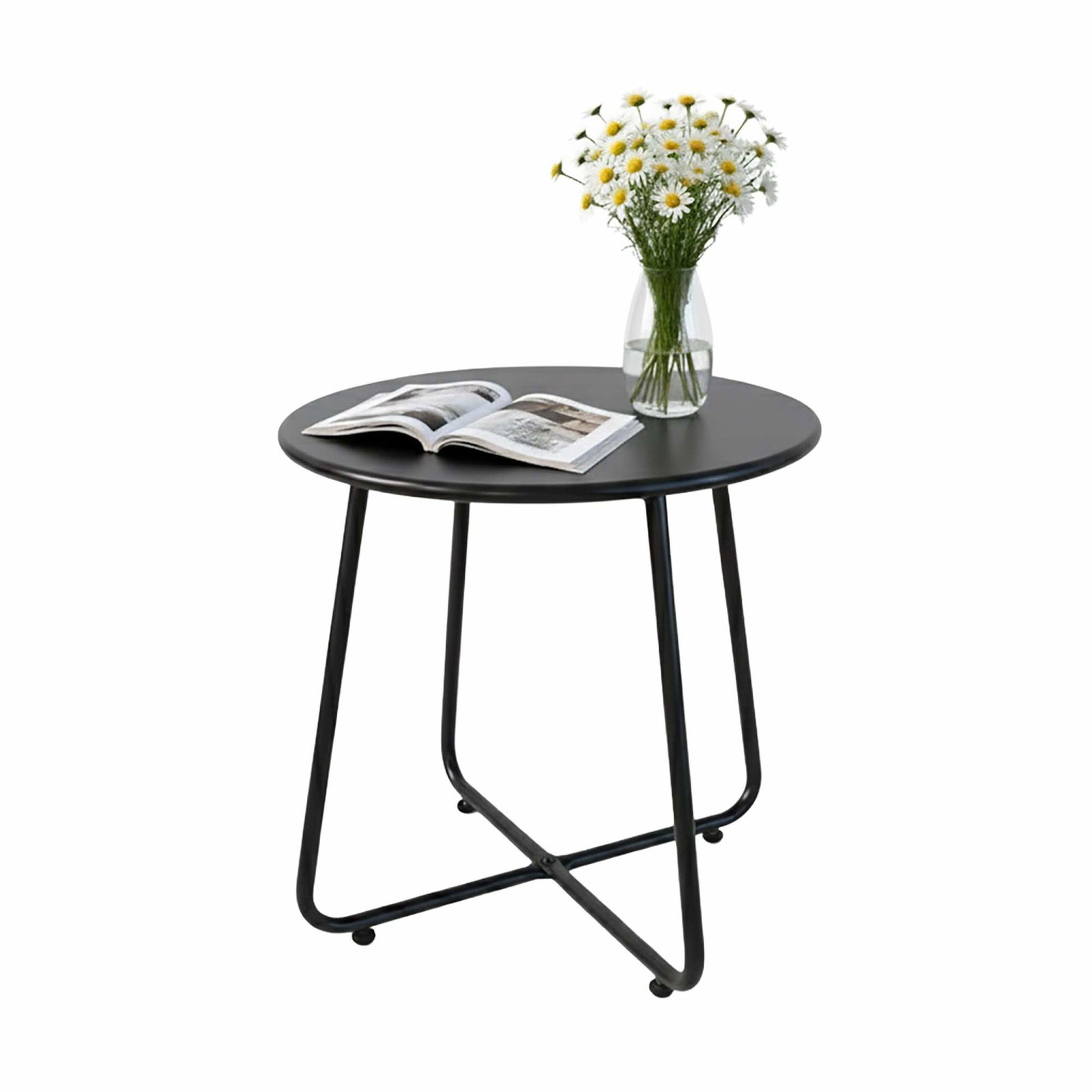 Metall sidebord – værbestandig, justerbare føtter