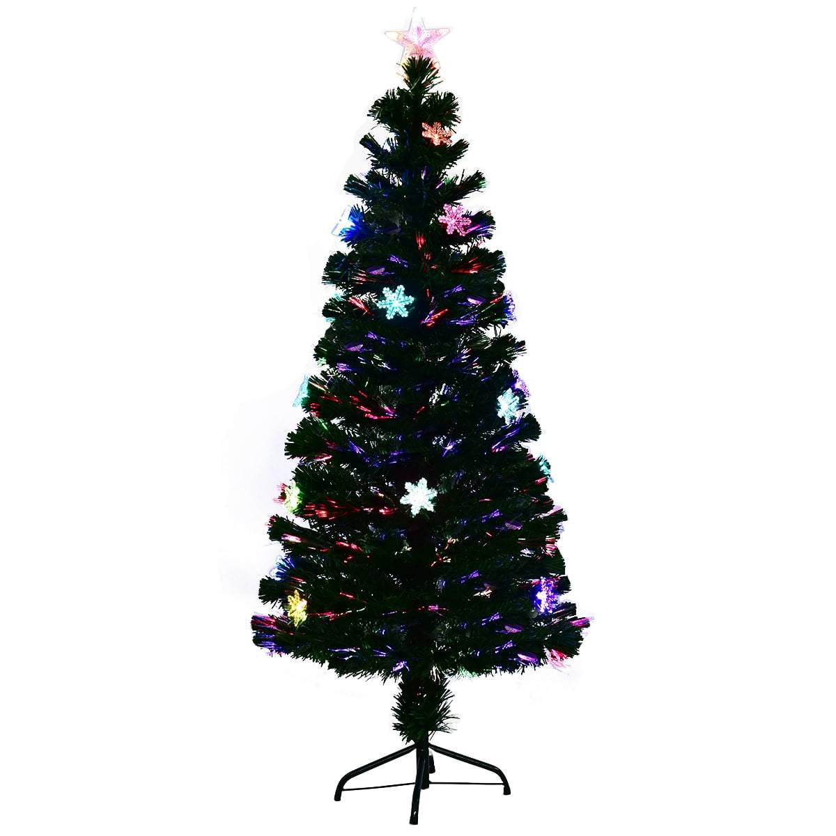 LED fiberoptisk juletre – 180 cm, gjenbrukbart og enkelt oppsett