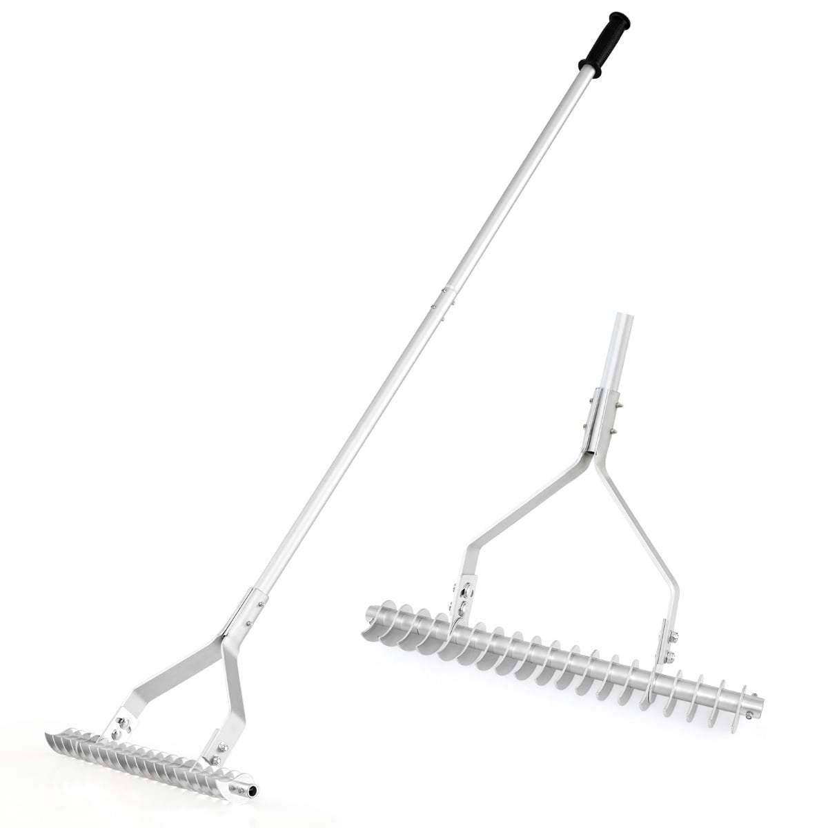Justerbar hagerive i aluminium – 50 cm bred, ergonomisk håndtak