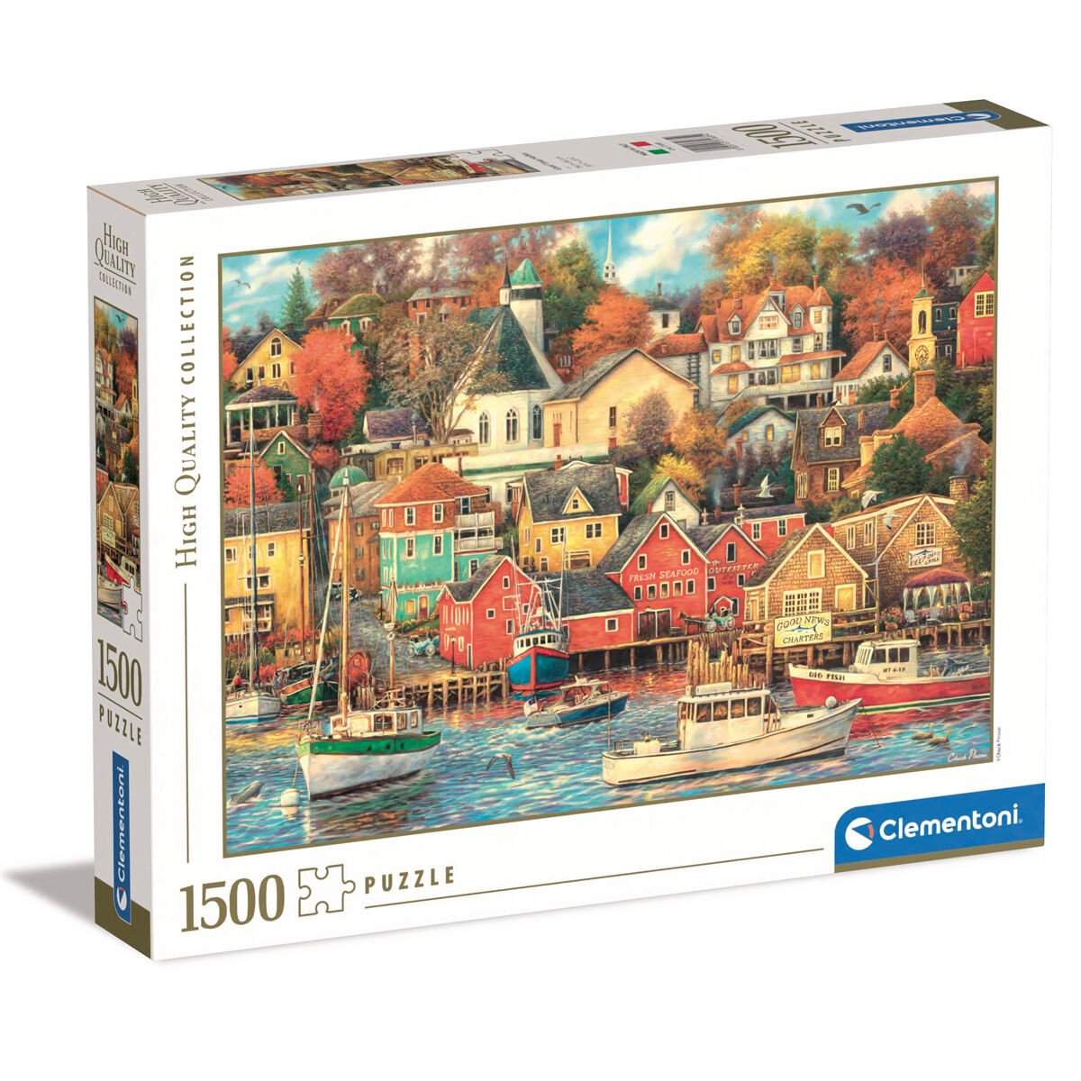 Gode ​​tider havnepuslespill 1500 brikker