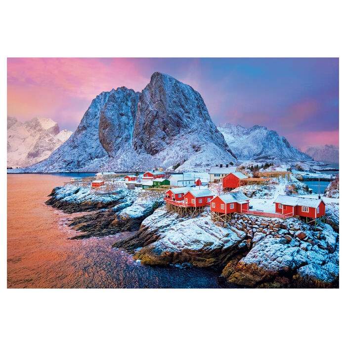 Hamnoy landsbypuslespill 500 brikker