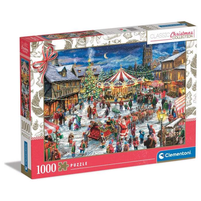 Julemarked-puslespillet 500 brikker