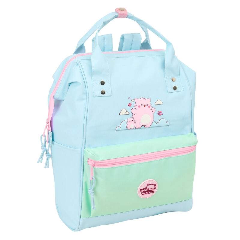 Pembe den rosa katten laptop-ryggsekk 40 cm