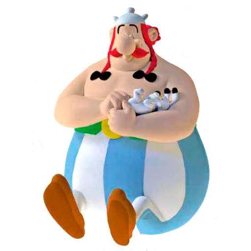 Asterix den galliske Obelix sparebøssefigur 17 cm