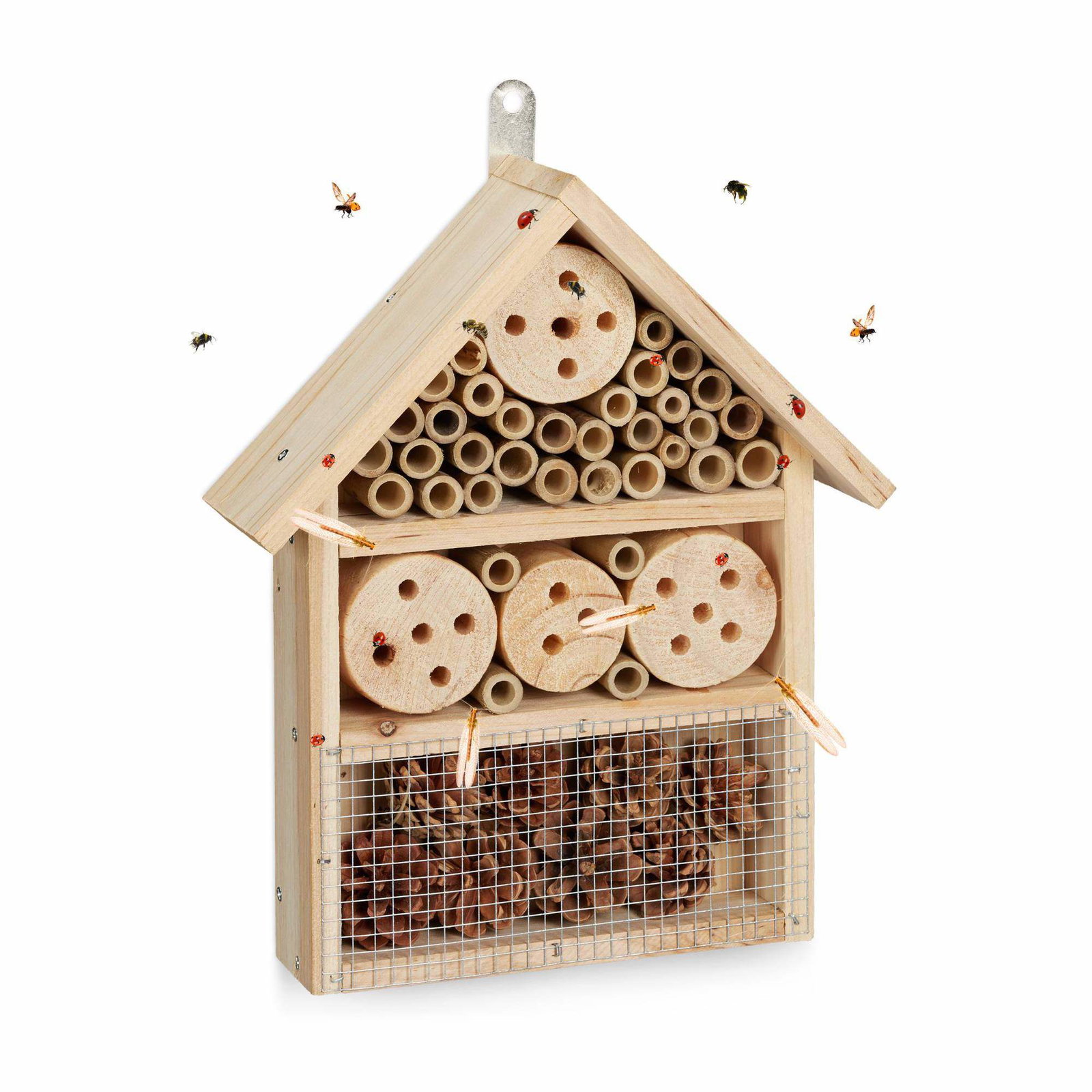 Naturlig insekthotell monteringssett