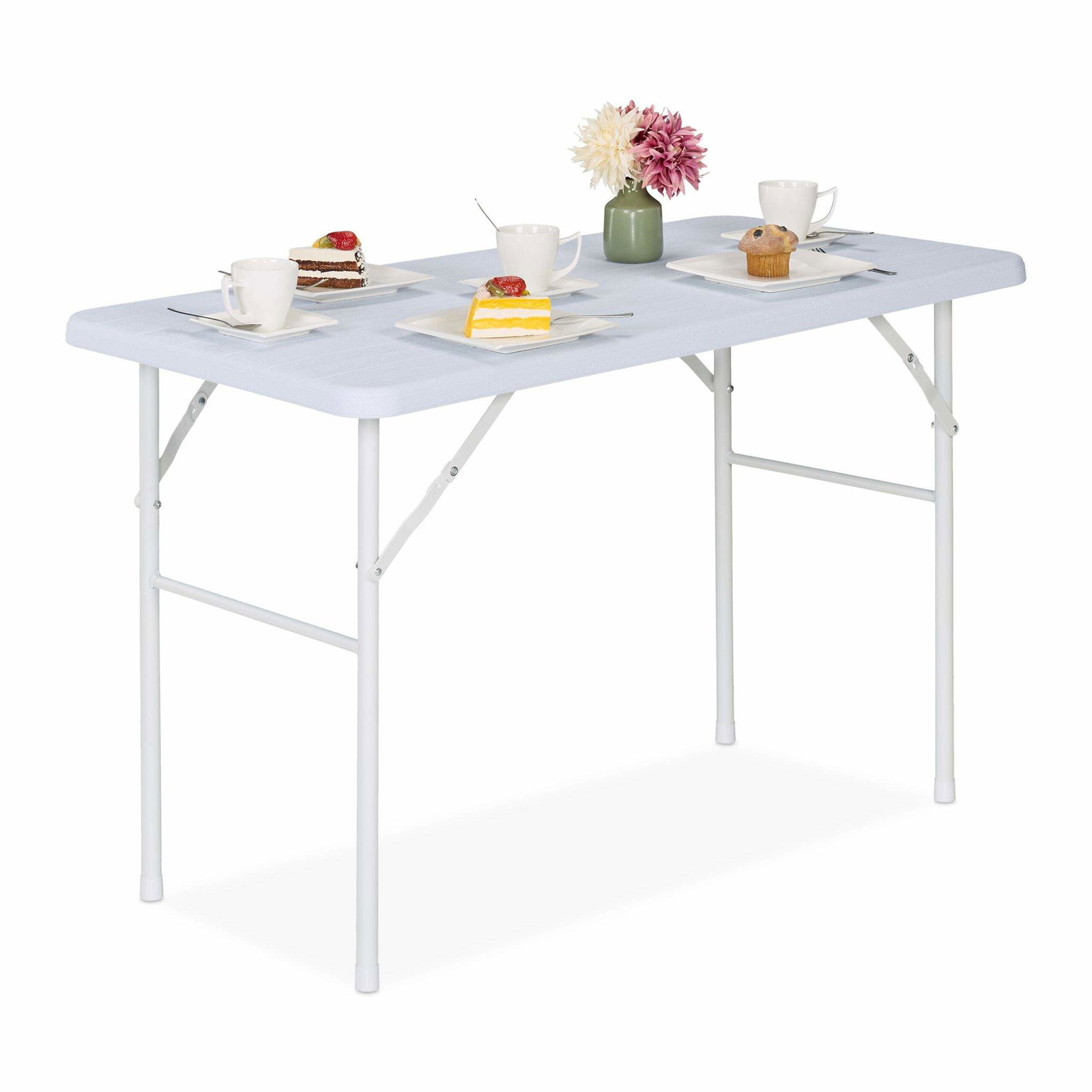 Sammenleggbart hagebord i trelook