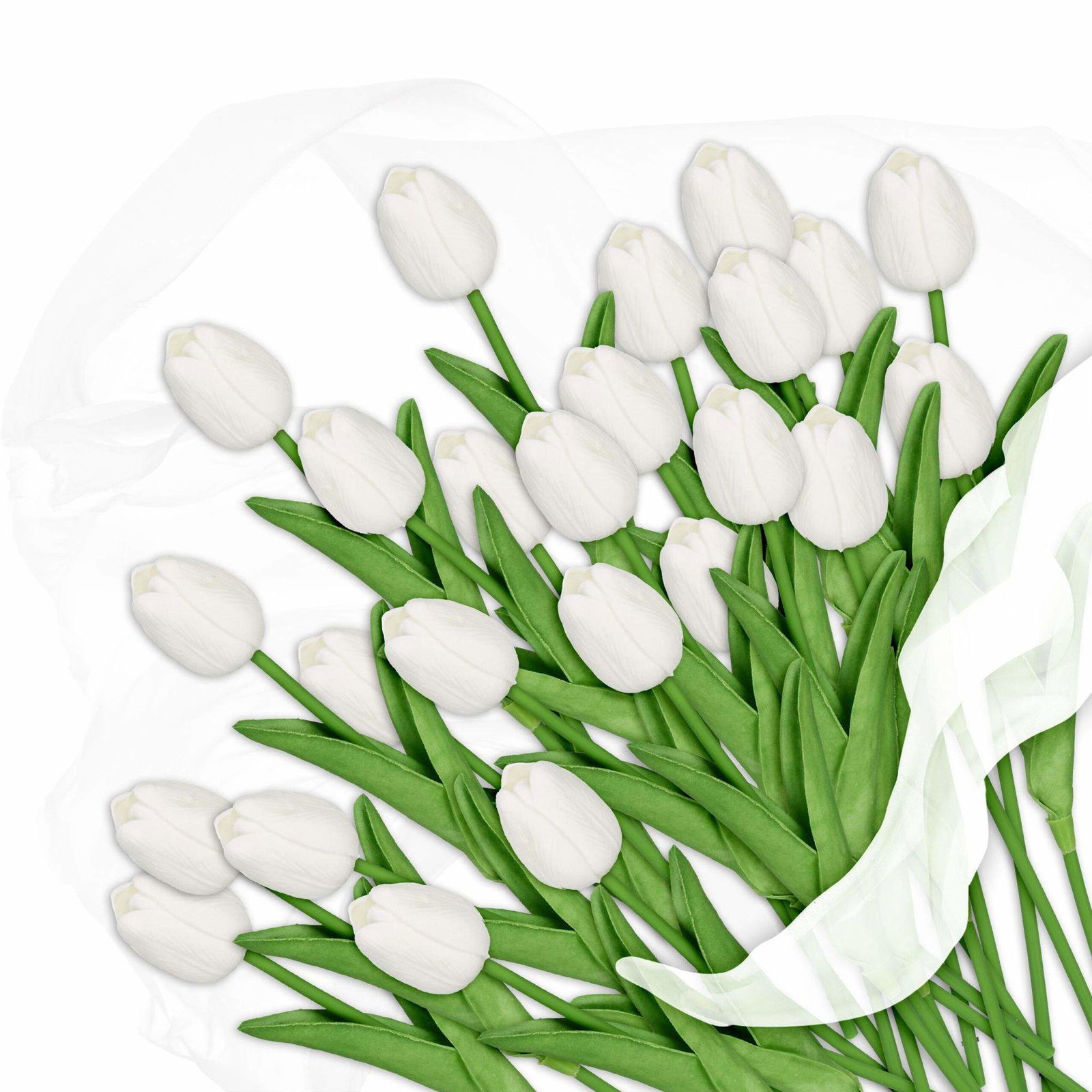 Kunstige tulipaner, 24-pakning