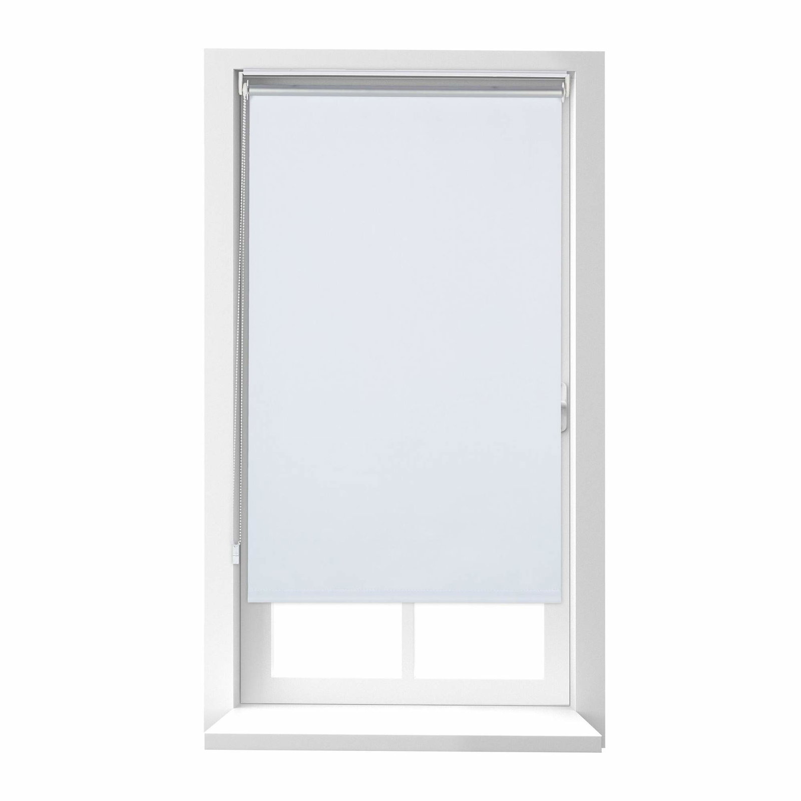 Hvit termisk rullegardin 220 cm lang