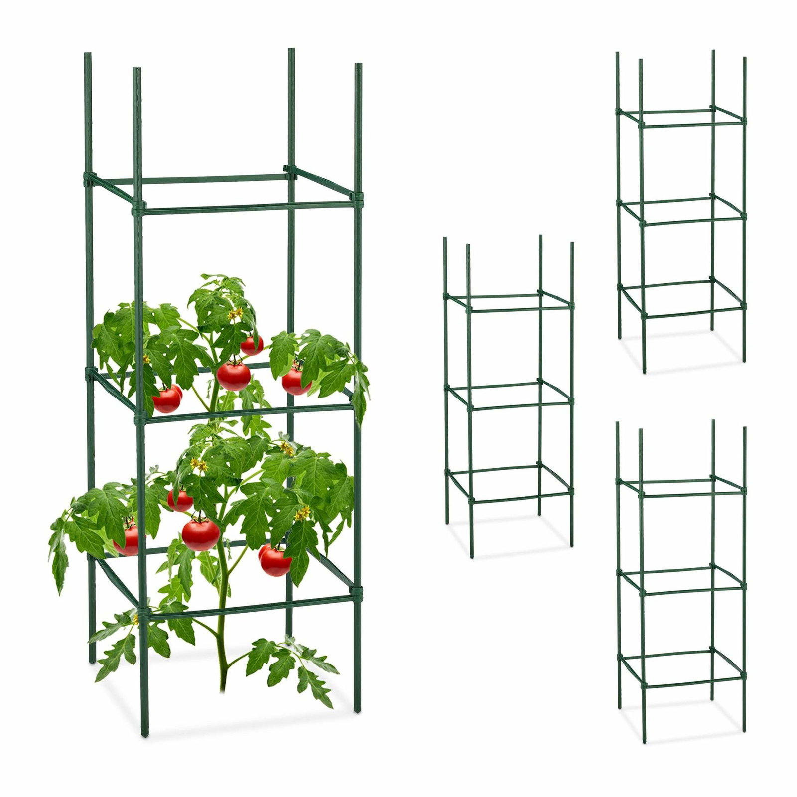 Plantestøttesett på 4 90 cm