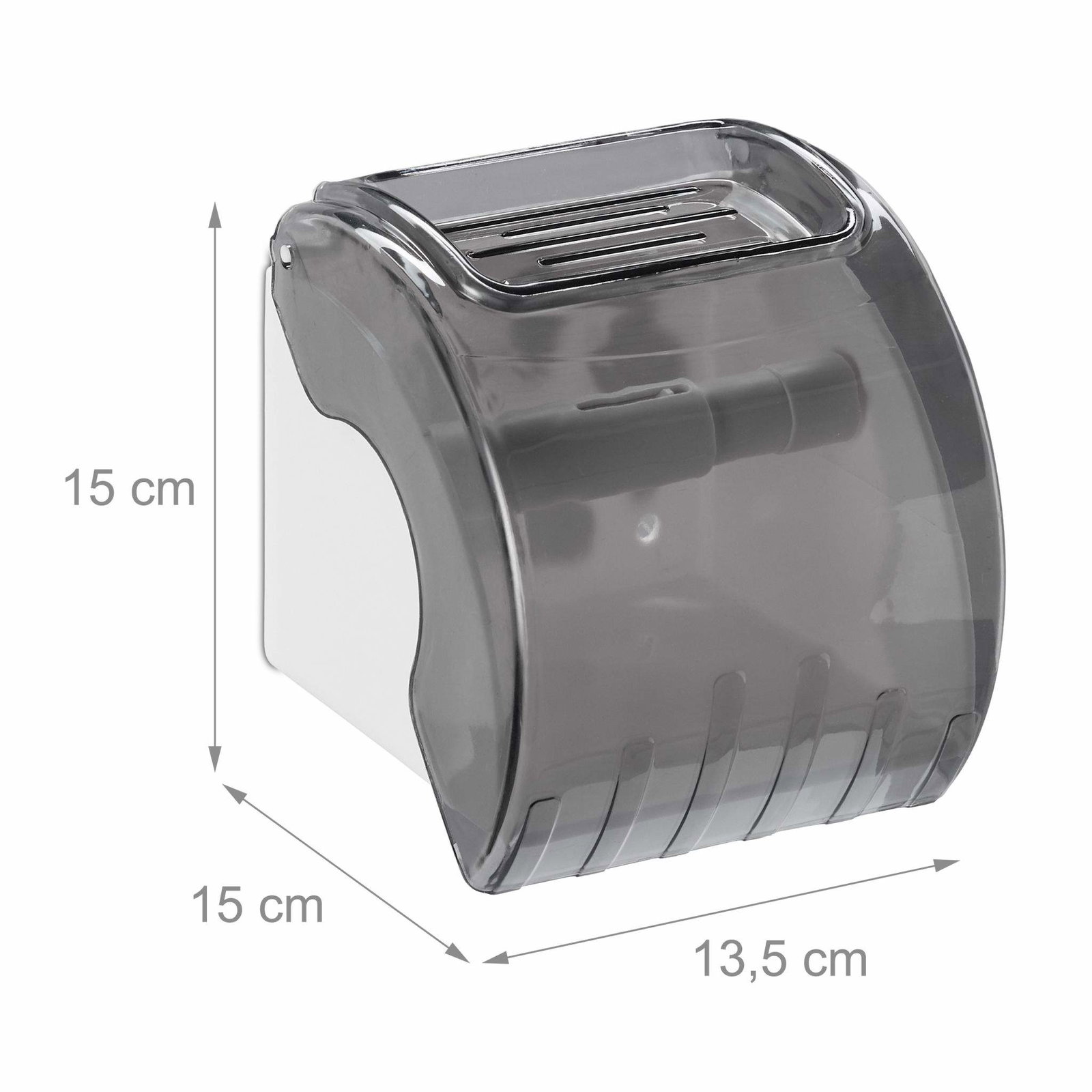 Toalettpapirholder med hylle view 2