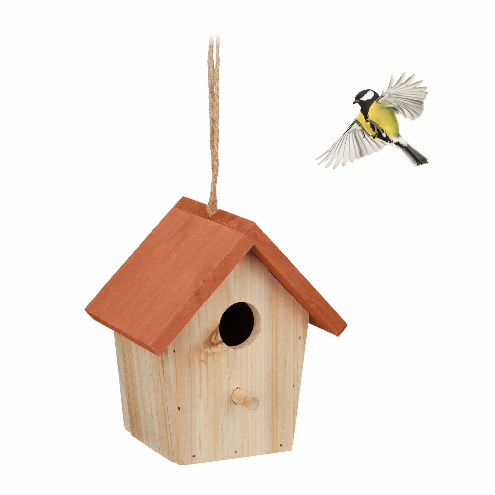 Deco Birdhouse oransje tak
